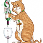 The Cenosilicaphopic Cat   Sagrantino, Cinsault  McLaren Vale  The Name:   As a child Chester had a cat named Non Alcoholic Booze, which the family shortened to Booze when they discovered that he enjoyed red wine. The concerned Osborn family refused to let him drink it,so consequently Booze lived a frustrated life, suffering from a monumental case of Cenosilicaphobia (the fear of an empty glass